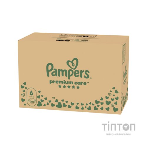 Підгузки Pampers Premium Care Розмір 6 (13-18 кг) 140 шт (8006530223683)