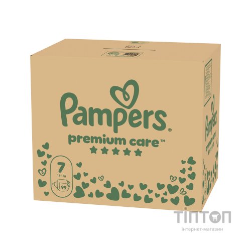 Підгузки Pampers Premium Care Розмір 7 (15+ кг) 99 шт (8006530223584)