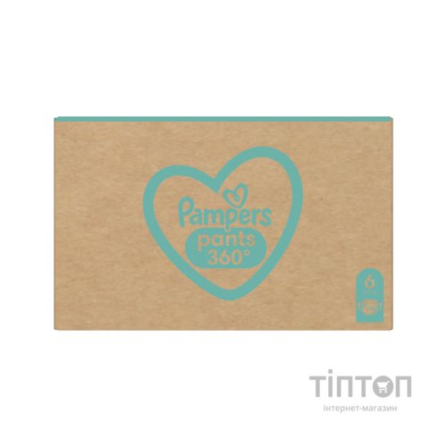 Підгузки Pampers трусики Pants Giant Розмір 6 (14-19 кг) 132 шт (8006540068632)