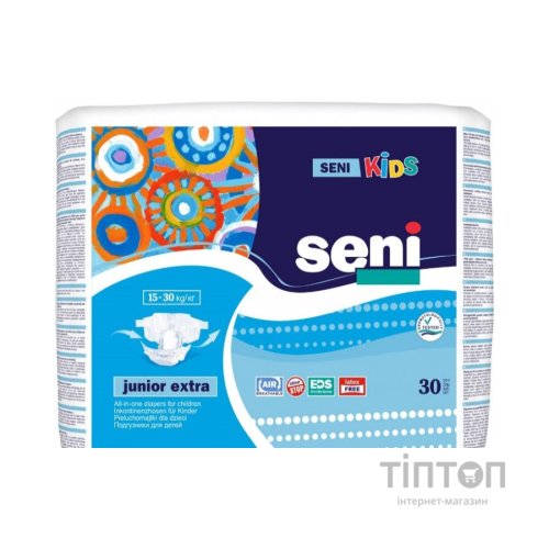 Підгузки Seni Kids Junior Extra 15+ кг 30 шт (5900516693176)