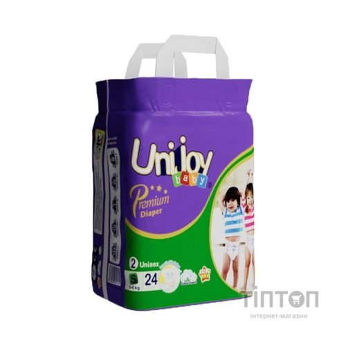 Підгузки Unijoy baby Premium S (3-6 кг) 24 шт (6973920541011)