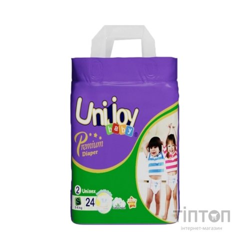 Підгузки Unijoy baby Premium S (3-6 кг) 24 шт (6973920541011)