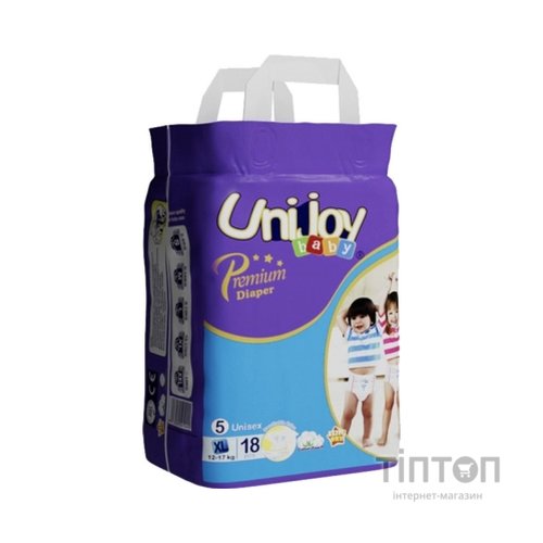 Підгузки Unijoy baby Premium XL (12-17 кг )18 шт (6973920541042)