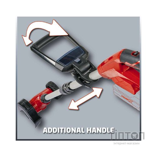 Підмітальна машина Einhell GC-CC, 18В Li-Solo, PXC, 1200об/хв, 2.57кг (без АКБ та ЗП) (3424050)