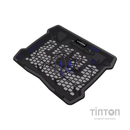 Підставка до ноутбука Canyon NS02, 10-15.6 laptop, single fan with 2x2.0 USB hub (CNE-HNS02)