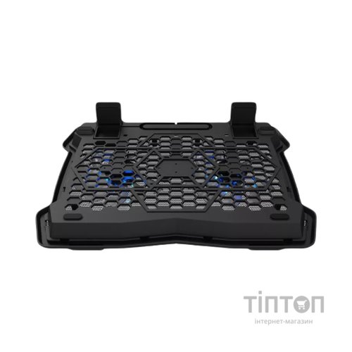 Підставка до ноутбука Canyon NS03, 10-15.6 laptop, dual-fan with 2x2.0 USB hub (CNE-HNS03)