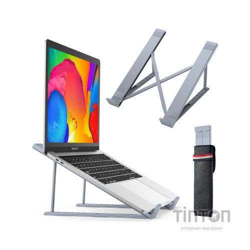 Підставка до ноутбука Choetech до 17", алюміній, компактний (H055-GY)