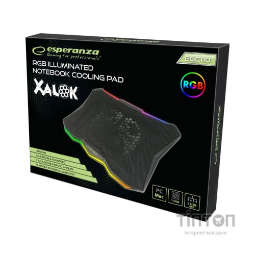 Підставка до ноутбука Esperanza EGC110 with RGB Xalok (EGC110)