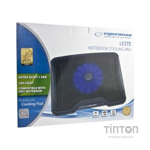 Підставка до ноутбука Esperanza Leste Notebook Cooling Pad all types (EA143)