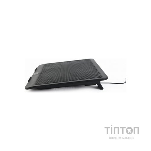 Підставка до ноутбука Gembird до 15", 1x120 mm fan, black (NBS-1F15-04)