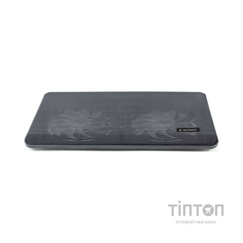 Підставка до ноутбука Gembird до 15.6", 2x125мм вентилятори, чорний (NBS-2F15-05)