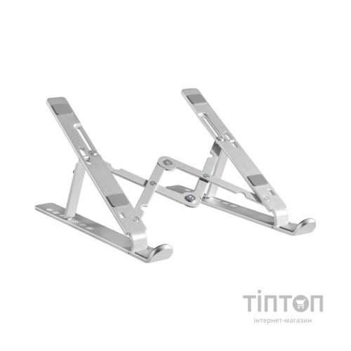 Підставка до ноутбука HiSmart LPS03-3, алюміній (HS082826)