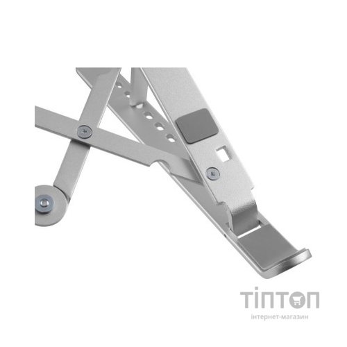 Підставка до ноутбука HiSmart LPS03-3, алюміній (HS082826)