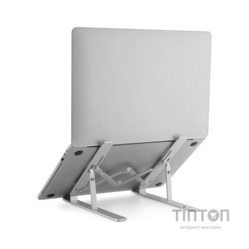 Підставка до ноутбука HiSmart LPS03-3, алюміній (HS082826)