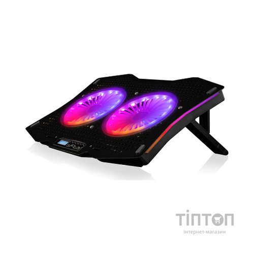 Підставка до ноутбука Modecom SILENT FAN MC-CF18 RGB (PL-MC-CF-18-RGB)