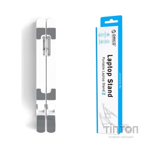 Підставка до ноутбука Orico 11-17", 7 position (15°-45°) plastic white (HS081829)