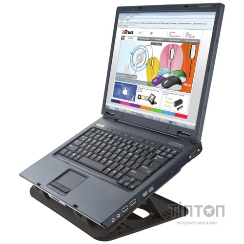 Підставка до ноутбука Trust Cyclone (17866) чорна