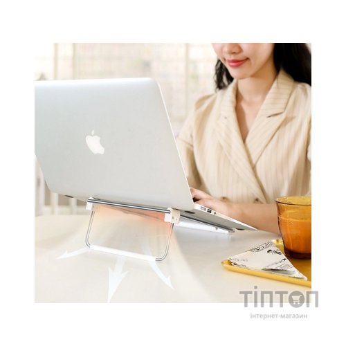 Підставка до ноутбука Ugreen LP230 Foldable Desktop Laptop Stand Silver (80348)