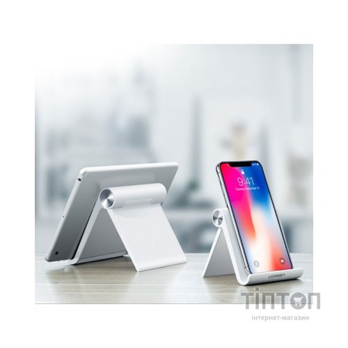 Підставка до планшета та телефона LP106 Adjustable Portable Stand Multi-Angle White Ugreen (30285)