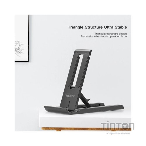 Підставка до планшета та телефона Sailing Desktop Phone Holder Black Essager (EZJZM-FC01)