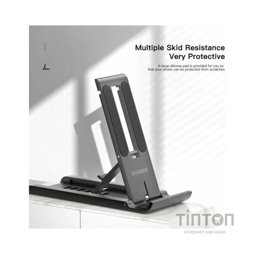 Підставка до планшета та телефона Sailing Desktop Phone Holder Black Essager (EZJZM-FC01)