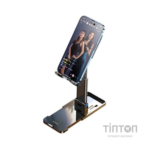 Підставка до планшета та телефона TC01A DoubIe SIiding StabiIizing Bracket Black RTAKO (6975523009431)