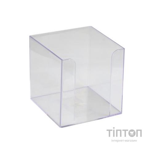 Підставка-куб для листів і паперів Delta by Axent 90x90x90 мм, clear (D4005-27)