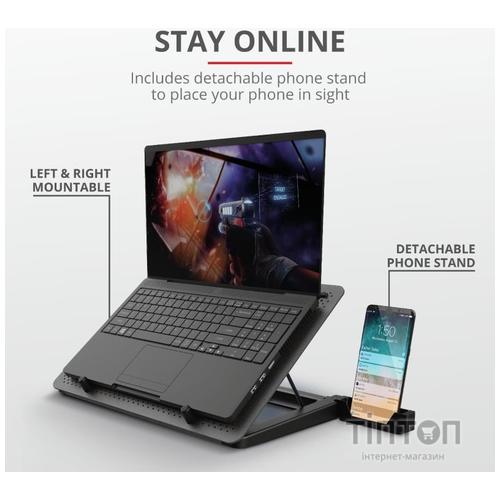 Підставка до ноутбука Trust GXT 1125 Quno Laptop Cooling Stand (23581)