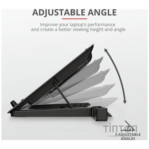 Підставка до ноутбука Trust GXT 1125 Quno Laptop Cooling Stand (23581)