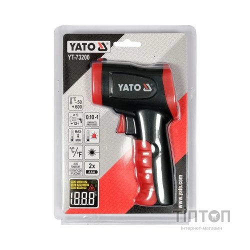 Пірометр Yato YT-73200 -50C +600C (YT-73200)