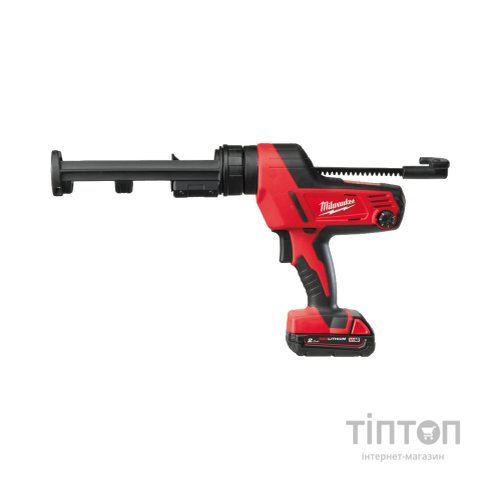 Пістолет для герметика Milwaukee C18 PCG/310C-201В, 310мл, 2Ah (4933441310)