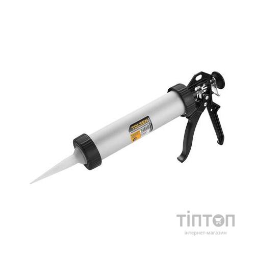 Пістолет для герметика Tolsen 375 мм алюмінієвий (43046)