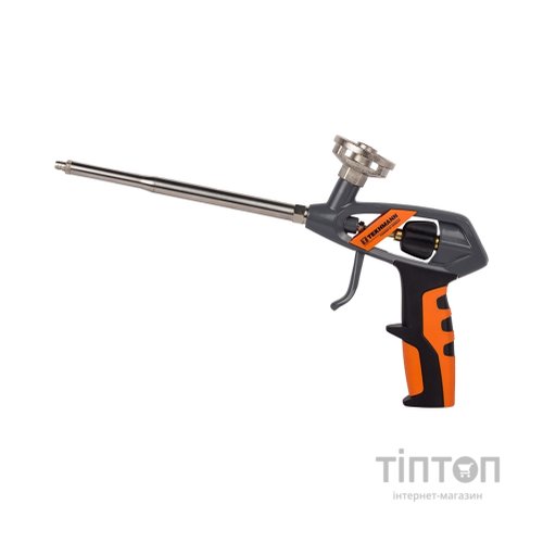 Пістолет для монтажної піни Tekhmann алюміній, 195 мм (852616)