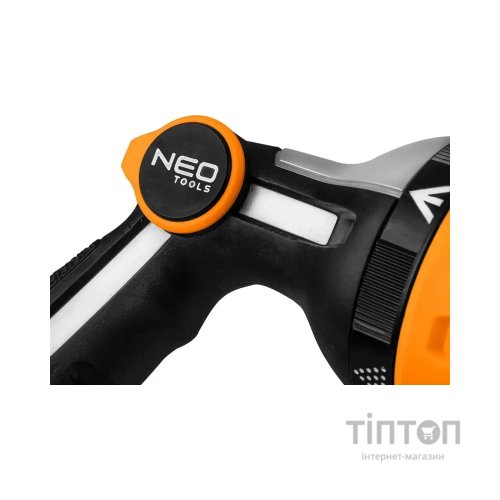 Пістолет для поливу Neo Tools пістолетний, , регулювання напору води, 5 функцій, металева сітка, 0.246кг (15-708)