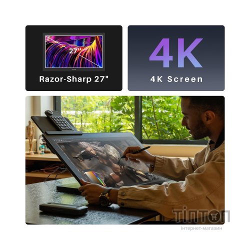 Планшет-монітор Huion Kamvas Pro 27 (GT2701)
