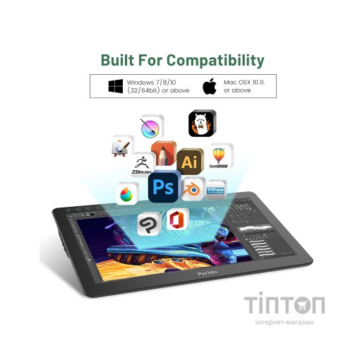 Планшет-монітор Parblo Coast 16 Pro (COAST16PRO)