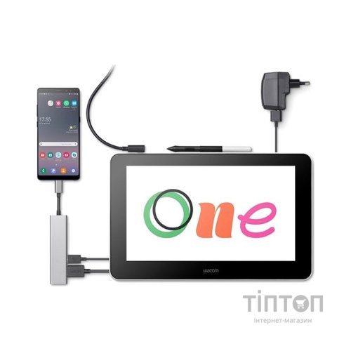 Планшет-монітор Wacom One 13 (DTC133W0B)