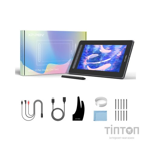 Планшет-монітор XP-Pen Artist 12 Pen Display (2nd Generation) Black (JPCD120FH_BK)
