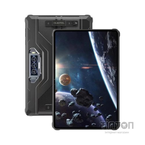 Планшет OUKITEL RT8 6/256GB Dual Sim Black with hand (6931940756402)