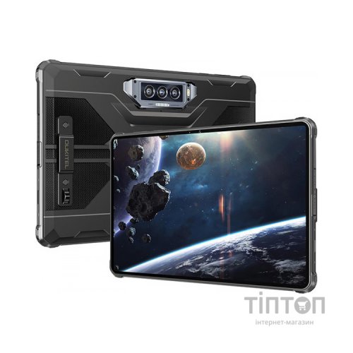 Планшет OUKITEL RT8 6/256GB Dual Sim Black with hand (6931940756402)