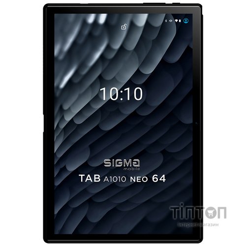 Планшетный ПК Sigma mobile Tab A1010 Neo 4/64GB 4G Dual Sim Black+чехол-книжка
