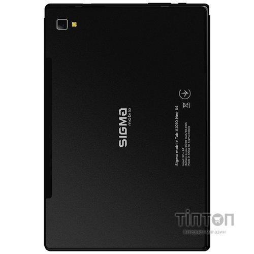 Планшетный ПК Sigma mobile Tab A1010 Neo 4/64GB 4G Dual Sim Black+чехол-книжка