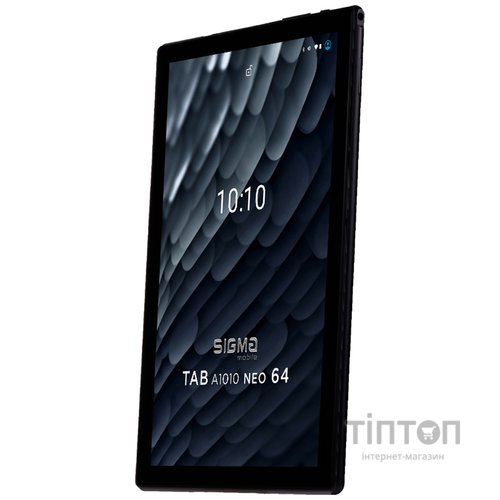 Планшетный ПК Sigma mobile Tab A1010 Neo 4/64GB 4G Dual Sim Black+чехол-книжка