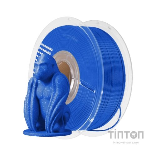 Пластик для 3D-принтера AzureFilm PLA Glitter 1,75mm 1kg BLUE (FP171-5015G)