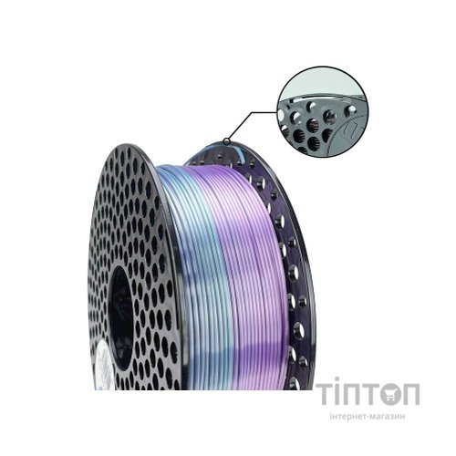 Пластик для 3D-принтера AzureFilm PLA SILK 1,75mm 1kg Rainbow Aurora (FL171-6145)