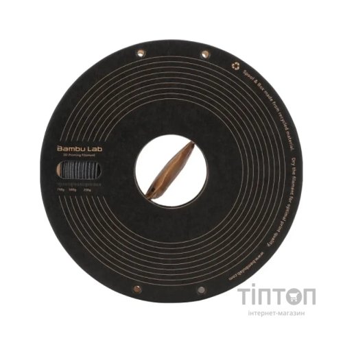 Пластик для 3D-принтера Bambu Lab PPS-CF 1.75mm, 1kg, SPL RFID Black (6975337038283)