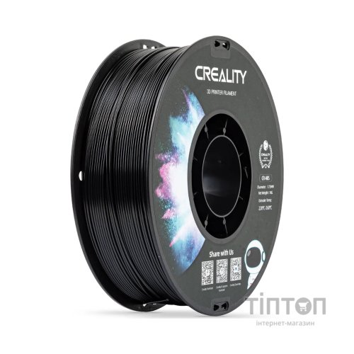 Пластик для 3D-принтера Creality ABS 1кг, 1.75мм, black (3301020035)