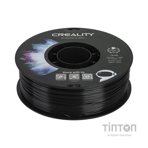 Пластик для 3D-принтера Creality ABS 1кг, 1.75мм, black (3301020035)