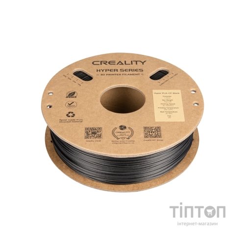 Пластик для 3D-принтера Creality PLA-CF 1кг, 1.75мм, black (3301060015)