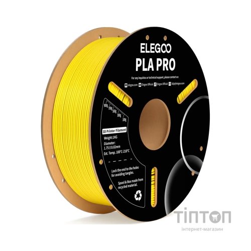 Пластик для 3D-принтера ELEGOO PLA PRO 1кг, 1.75мм, yellow (50.203.0194)